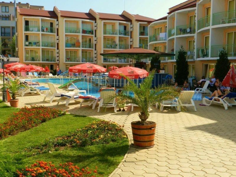 Sun City Hotel Sunny Beach Exterior foto