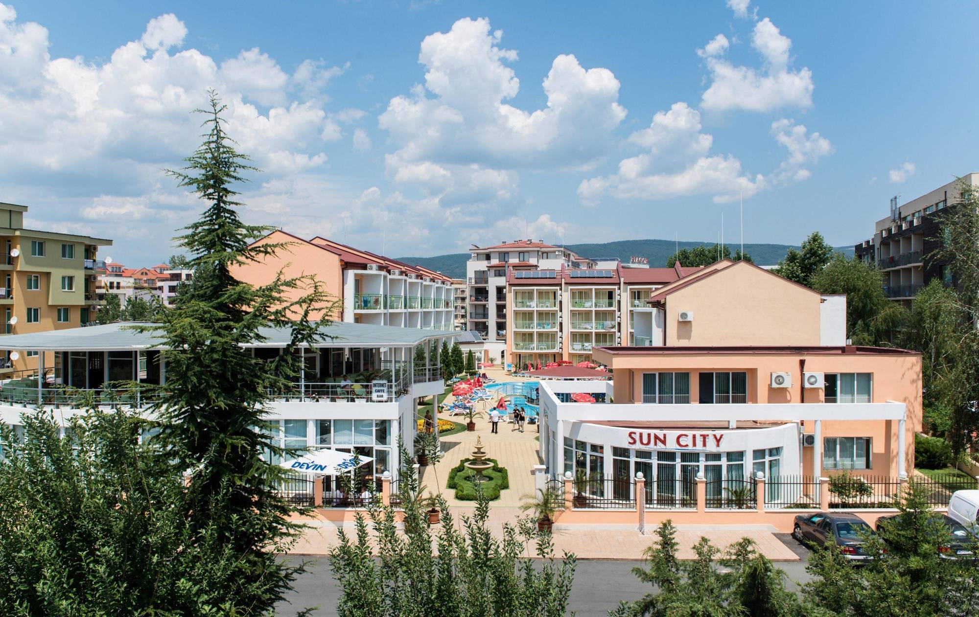 Sun City Hotel Sunny Beach Exterior foto