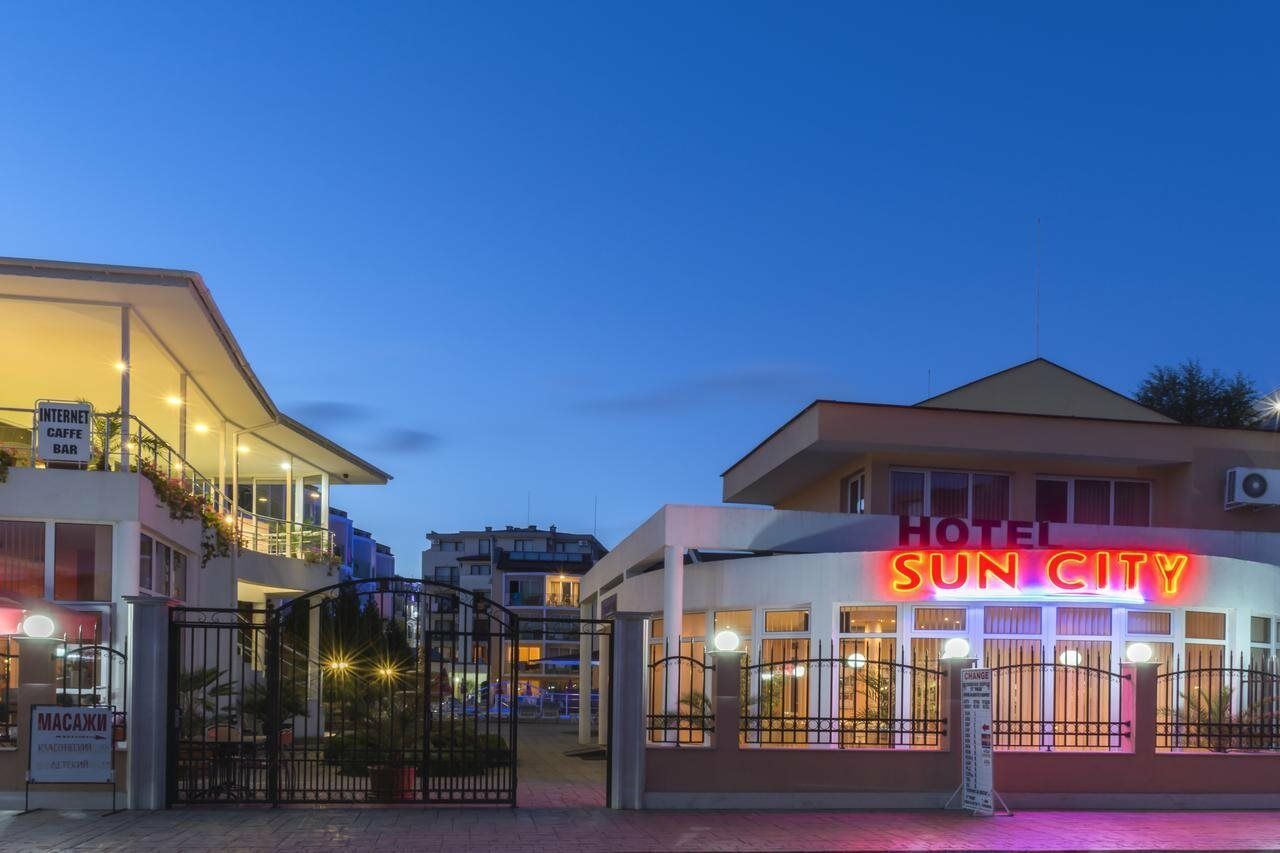 Sun City Hotel Sunny Beach Exterior foto